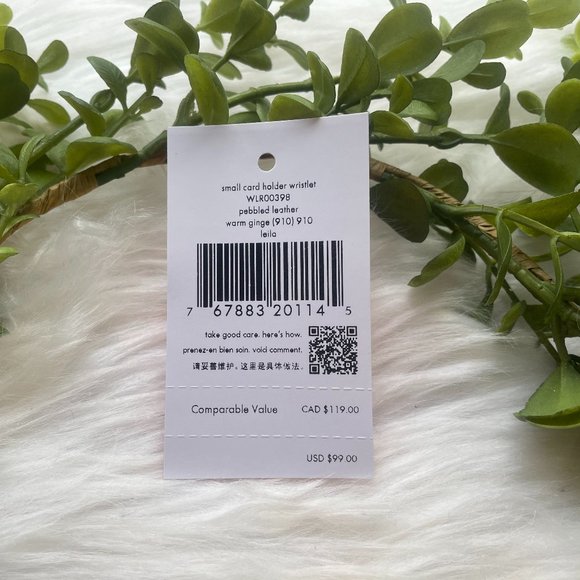 NWT Kate Spade Leila Card Holder Wristlet with Key Ring - Picture 5 of 9